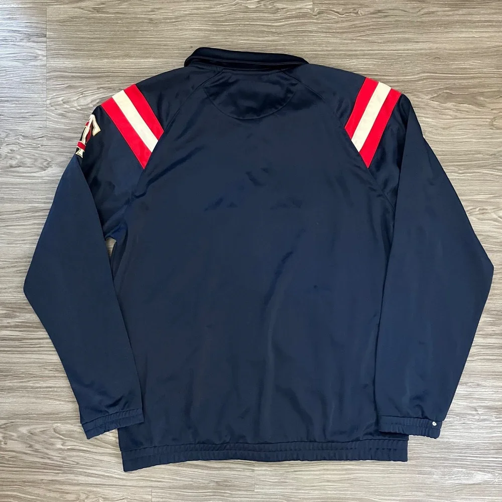 G-III Sports Carl Banks Minnesota Twins MLB Track Jacket Navy Blue Mens Large